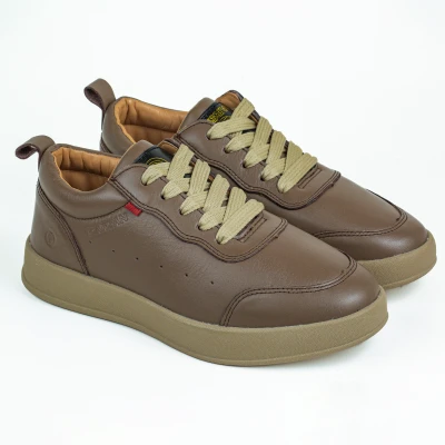 Luxury Leather Sneakers Xperia | Mustard | XMS-02 secondary
