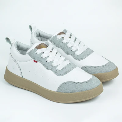 Luxury Leather Sneakers Xperia | White | XWH-02 secondary