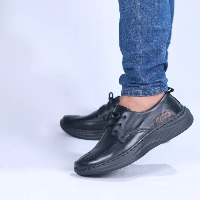 Derby Leather Sneakers| Black | DBL-05