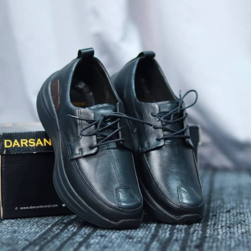 Derby Leather Sneakers| Black | DBL-05