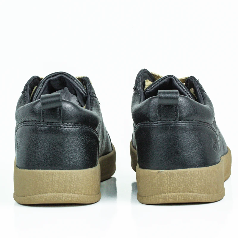 Luxury Leather Sneakers Xperia | Black | XBL-02