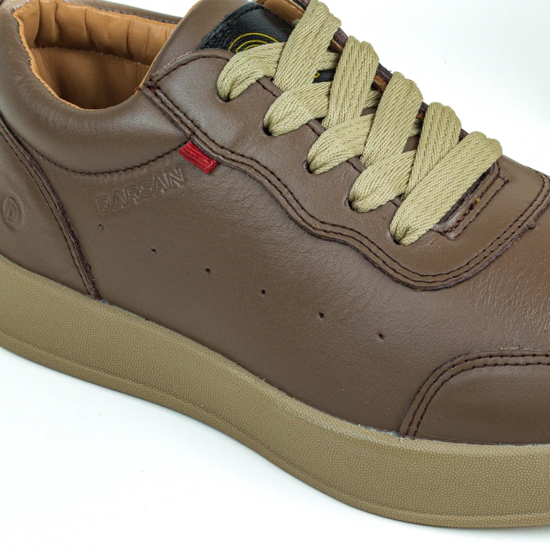 Luxury Leather Sneakers Xperia | Mustard | XMS-02