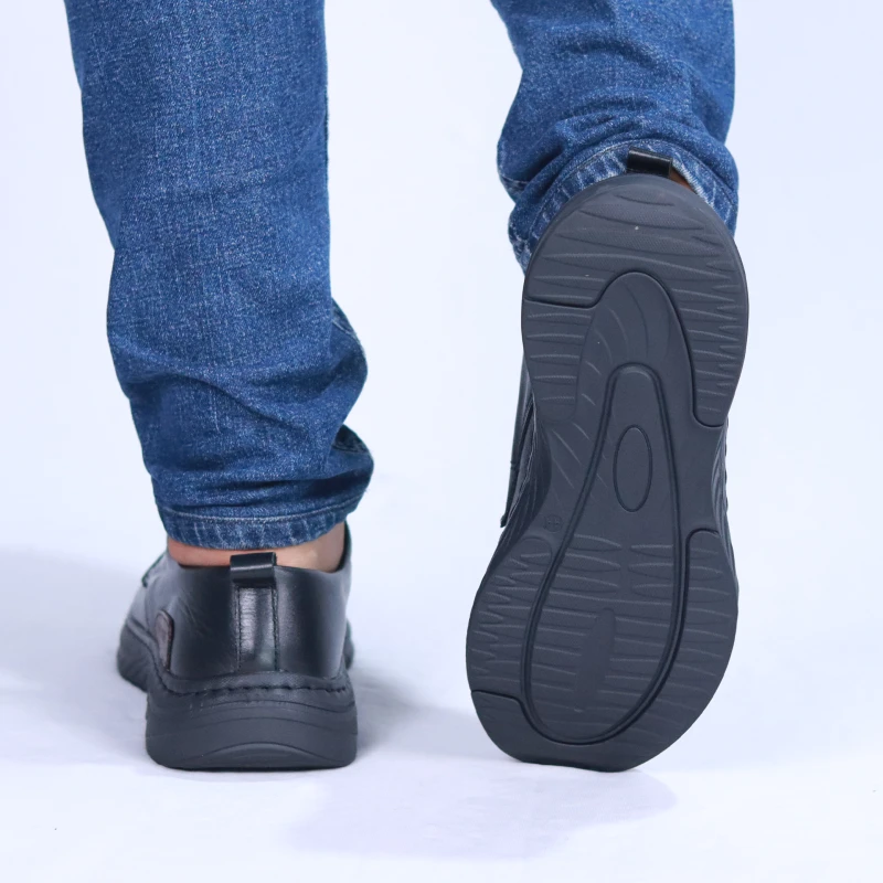 Derby Leather Sneakers| Black | DBL-05
