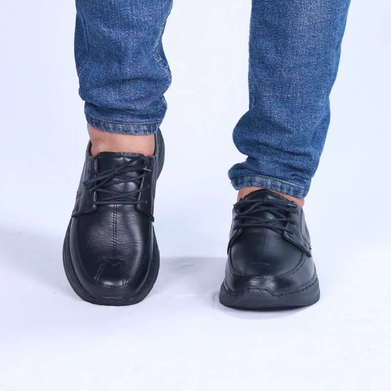 Derby Leather Sneakers| Black | DBL-05