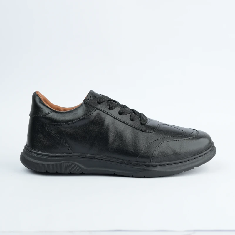 Xperia Lite Leather Sneakers | Black | XBL-03L
