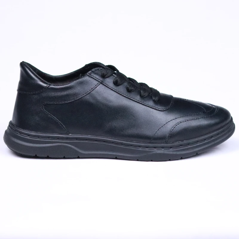 Xperia Lite Leather Sneakers | Black | XBL-03L