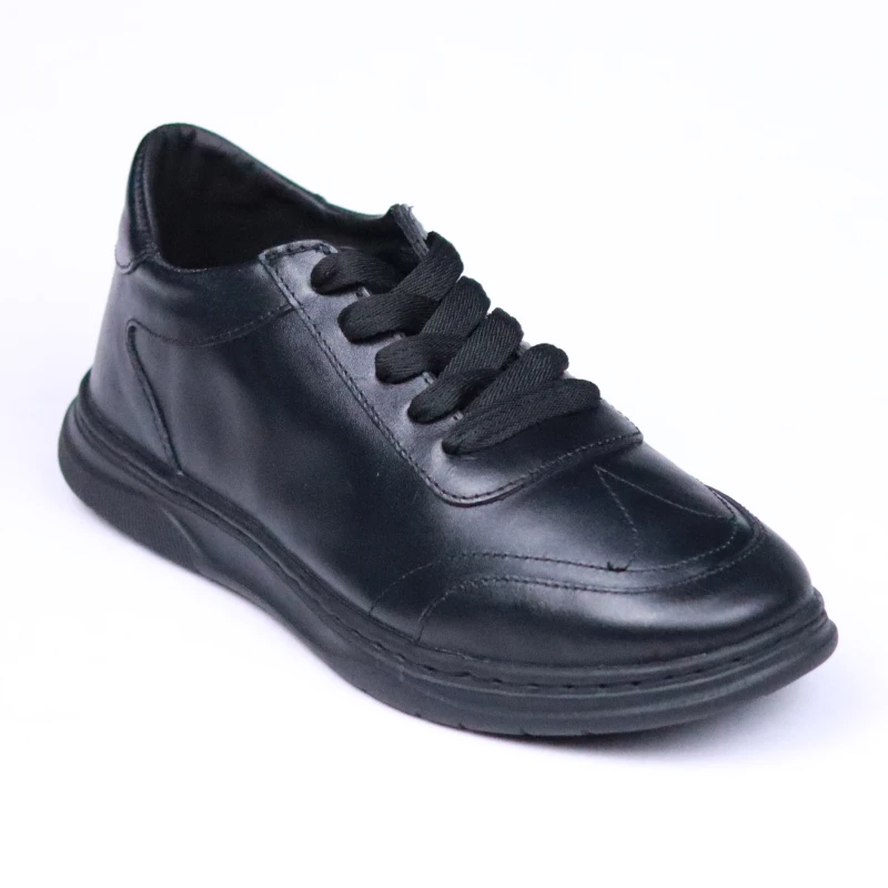 Xperia Lite Leather Sneakers | Black | XBL-03L